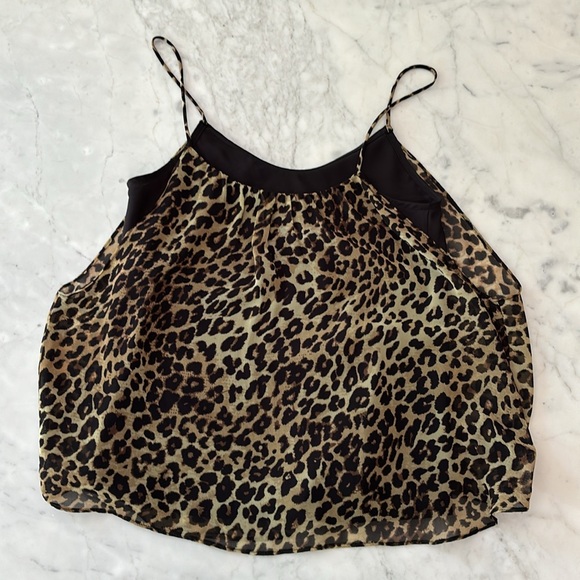 Aqua for Bloomingdale’s Leopard Tank Size Small - Picture 5 of 7